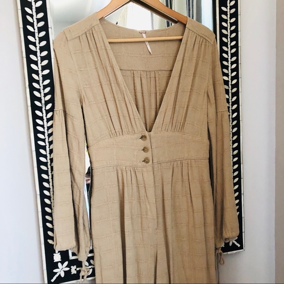 Free People linen jumpsuit - Picture 3 of 9